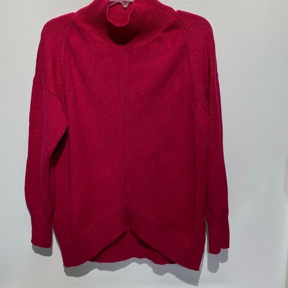 Maeve by Anthropologie Women's‎ Pink Turtle Neck Long Sleeve Sweater Size Small